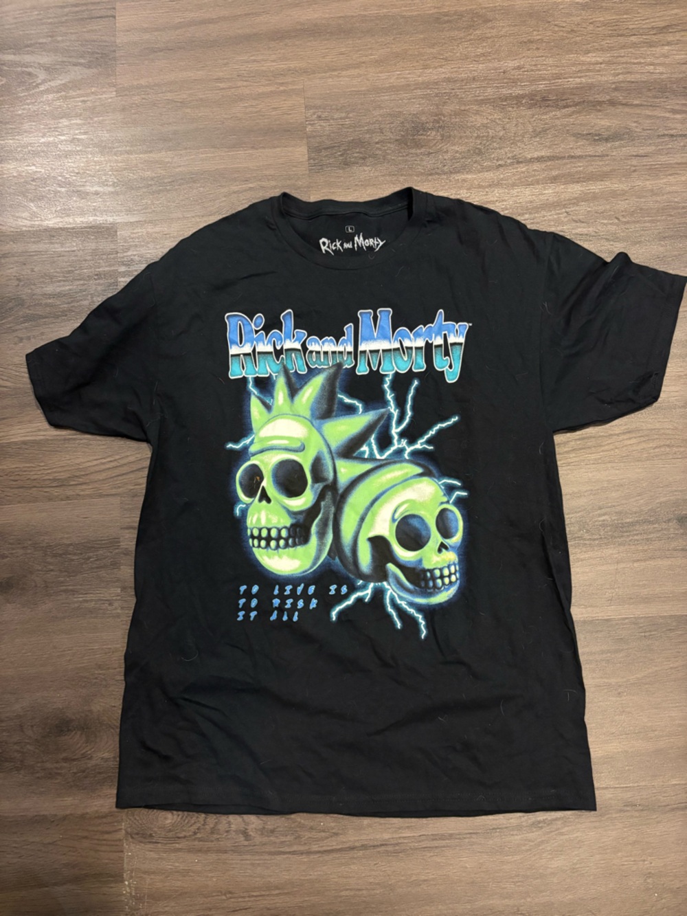 Rick and Morty Black Graphic Tee